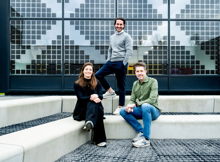 Spin Off Nascent CEO Ines Feytons, Prof. Dr. Pieter Vandekerkhof & Prof. Dr. Jelle Schepers