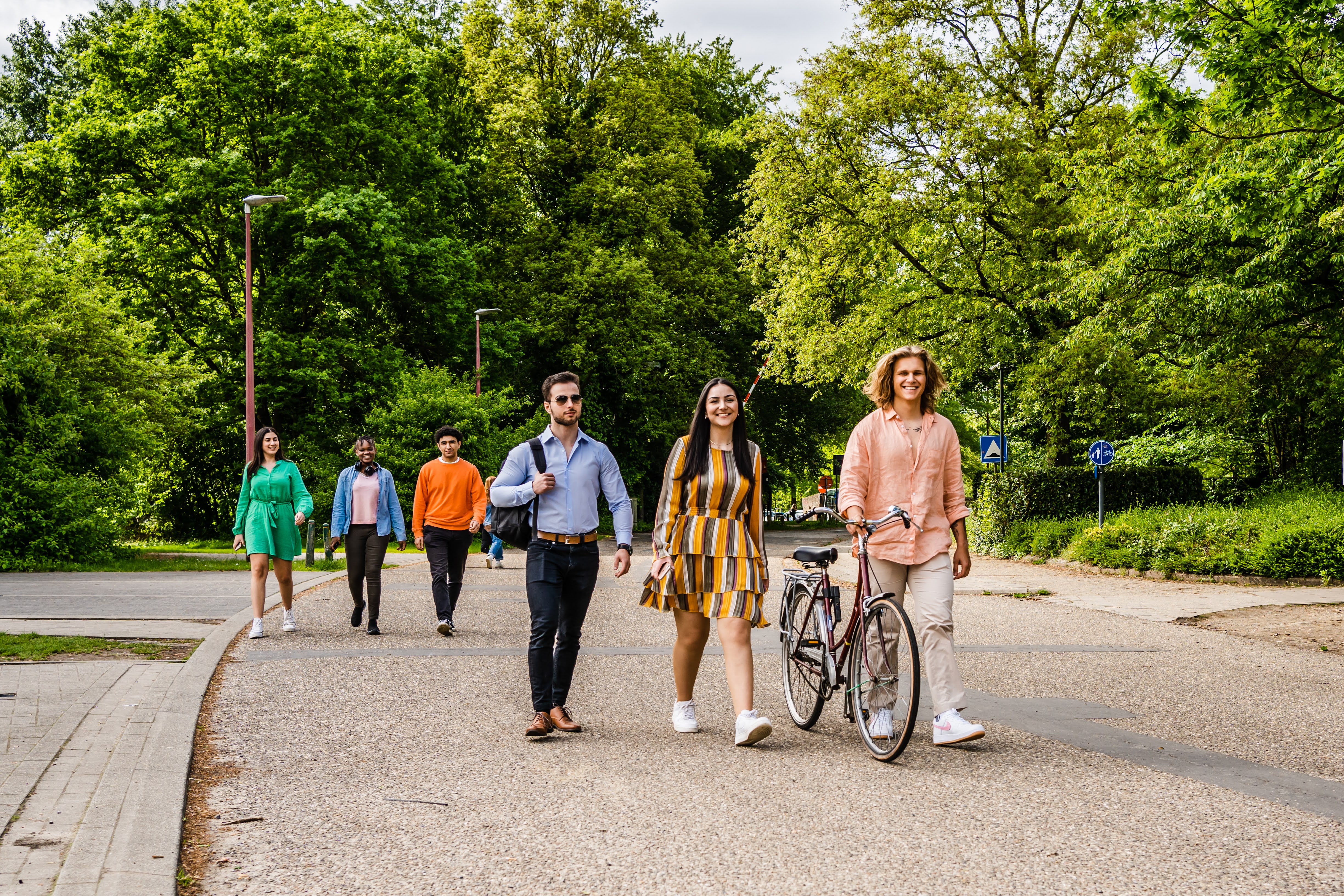 Fotoshoot Studenten Campus Diepenbeek