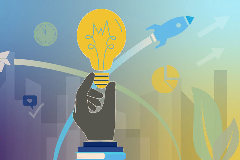 Learn Entrepreneurship Illustration