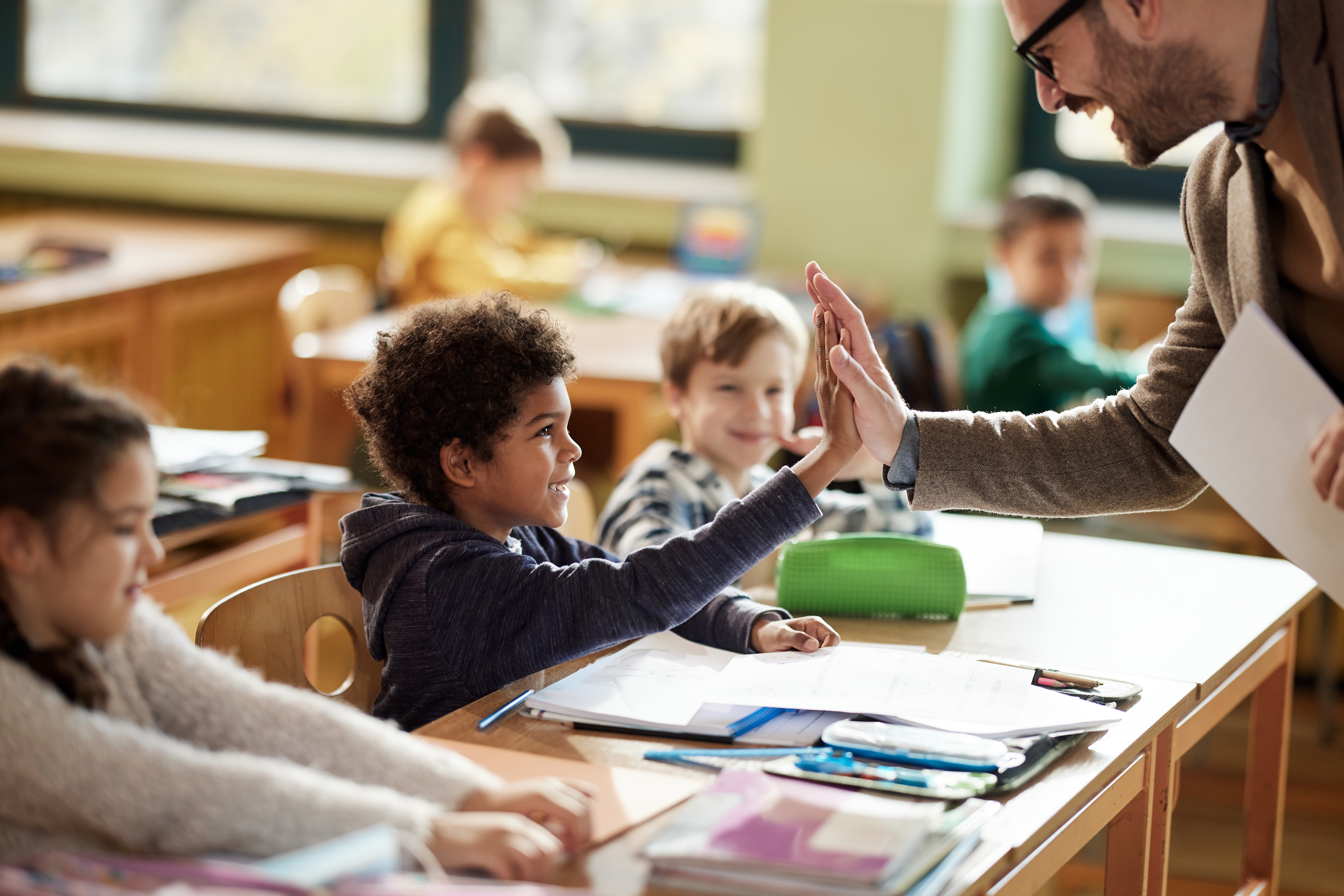 Master Basisonderwijs Stockfoto