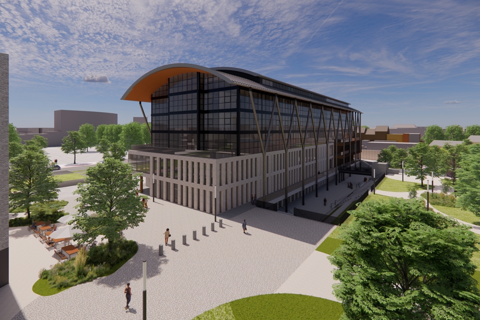 Buitenaanzicht Nieuw Campusgebouw Uhasselt
