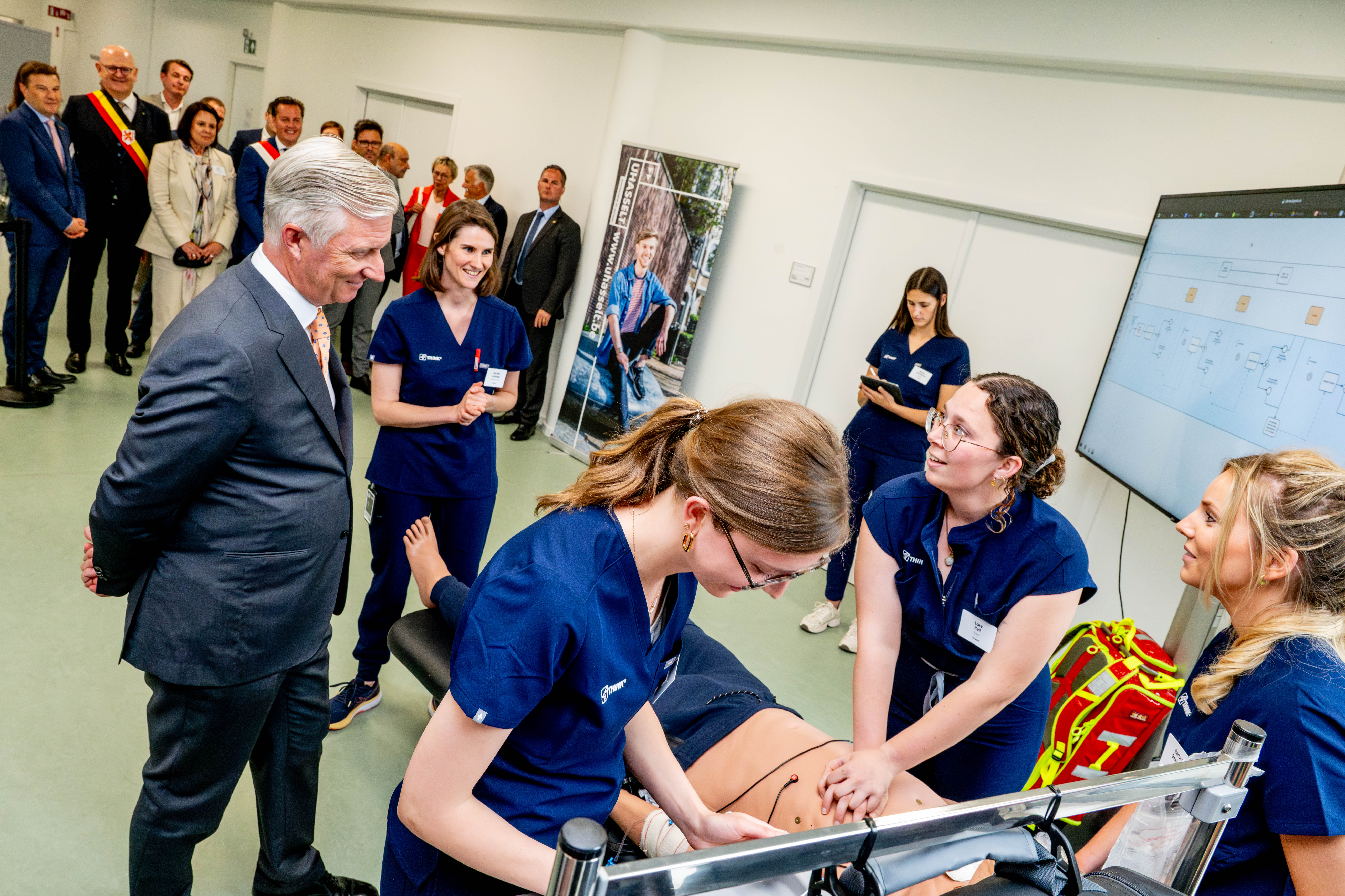 25 06 04 Koning Filip Bezoekt Health Campus 063