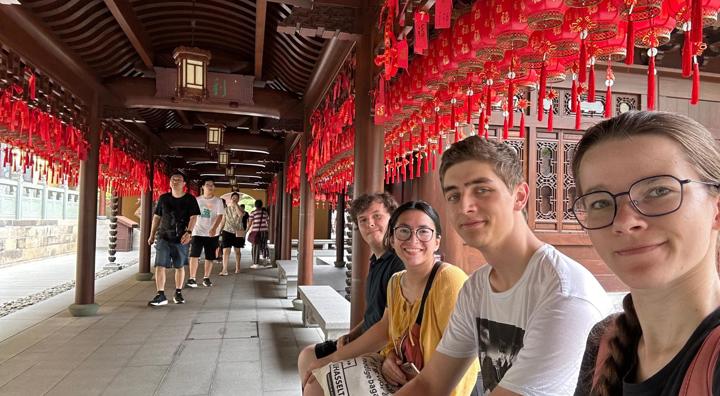 Belgians At Jade Temple