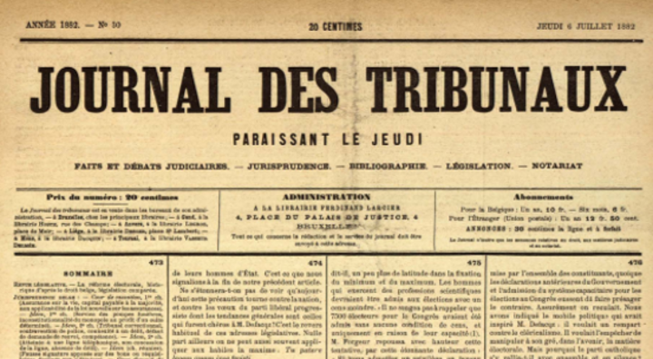 Journal Des Tribunaux (1)