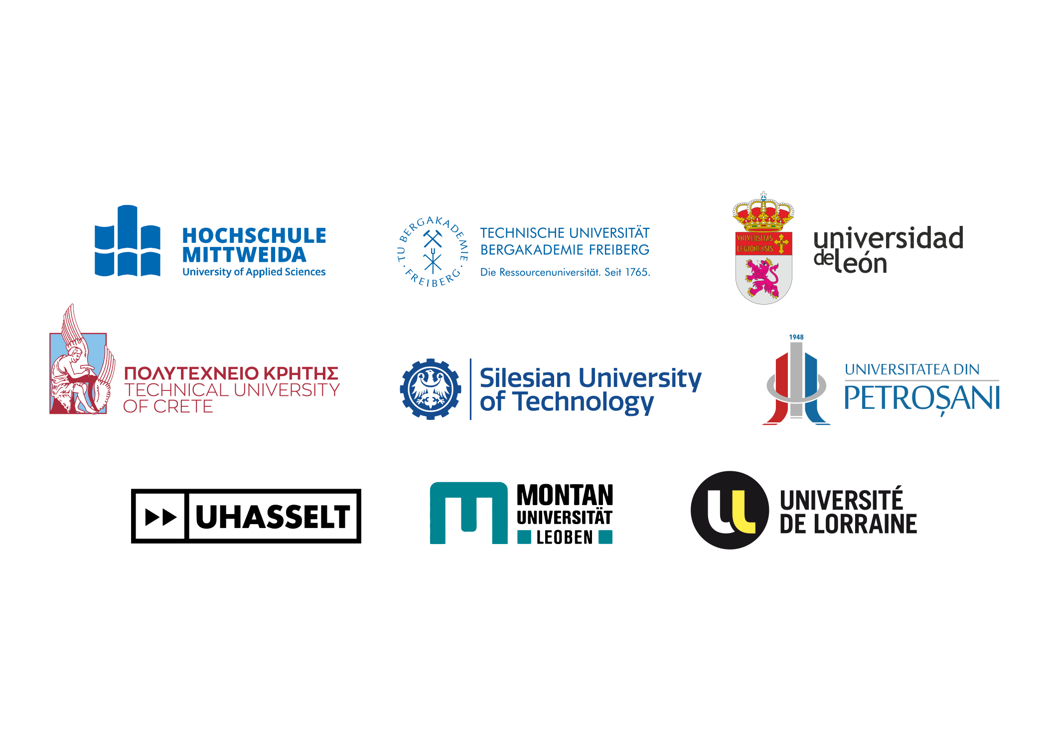 Partner Logos EURECA PRO Vectors