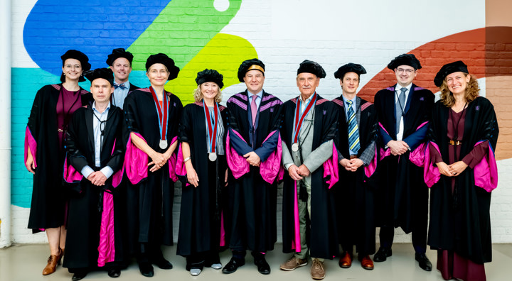 Groepsfoto Eredoctoren En Promotoren Uhasselt 2025
