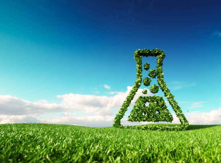 Erlenmeyer green